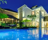 Villa LuWih, Villa de nuit