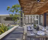 Villa Hamsa, Outdoor Dining Pavilion