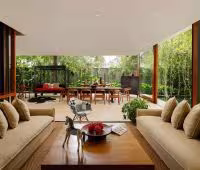 Villa Svarga, Wohn-und Esszimmer